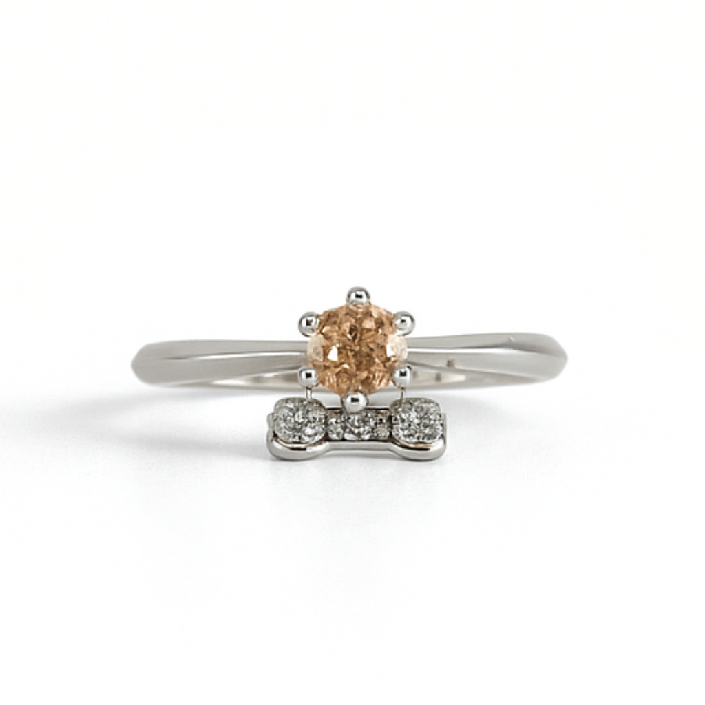 Isola Engagement Ring with Swarovski