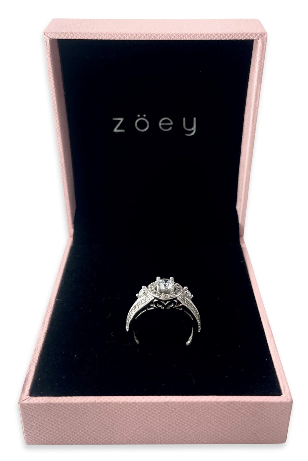 Lumina Engagement Ring with Swarovski