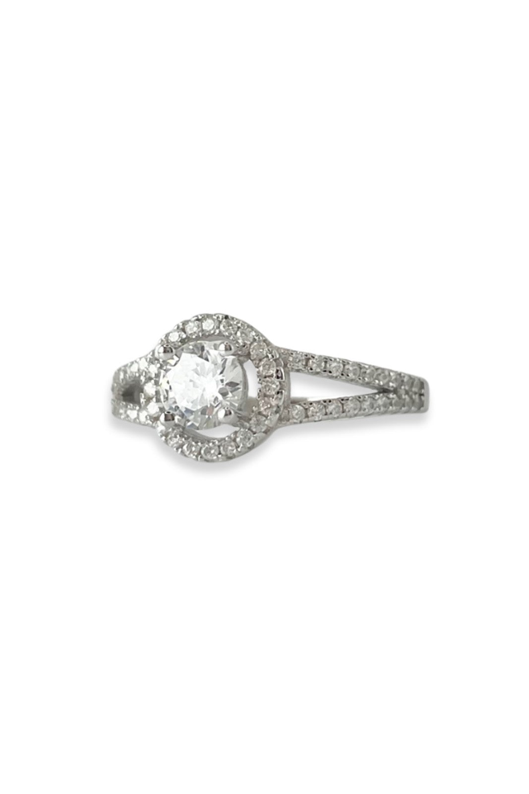 Novella Engagement Ring with Swarovski