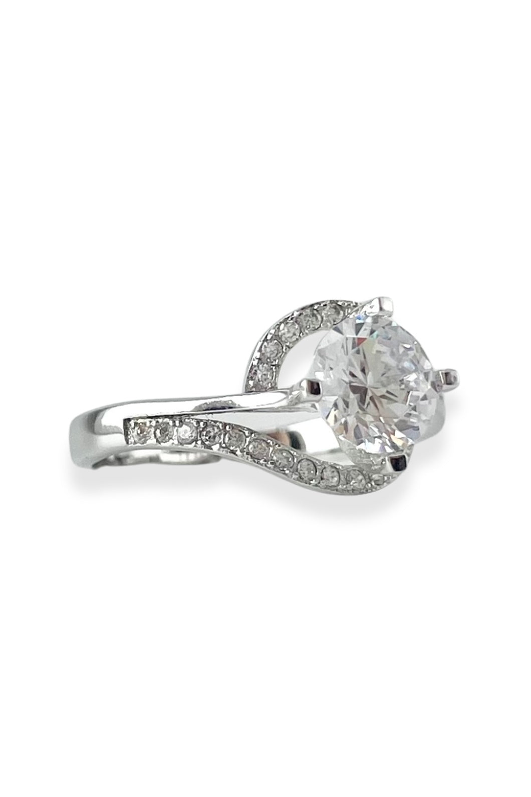 Sena Engagement Ring with Swarovski