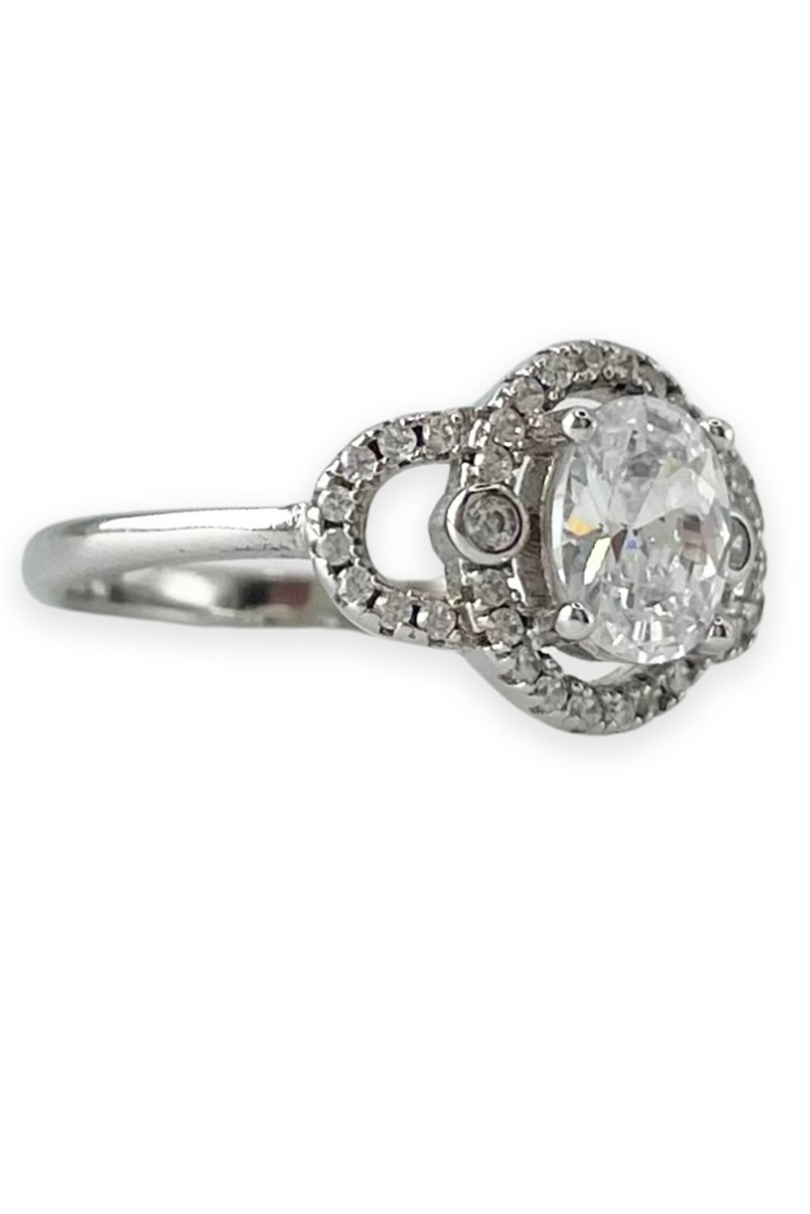 Galatea Engagement Ring with Swarovski