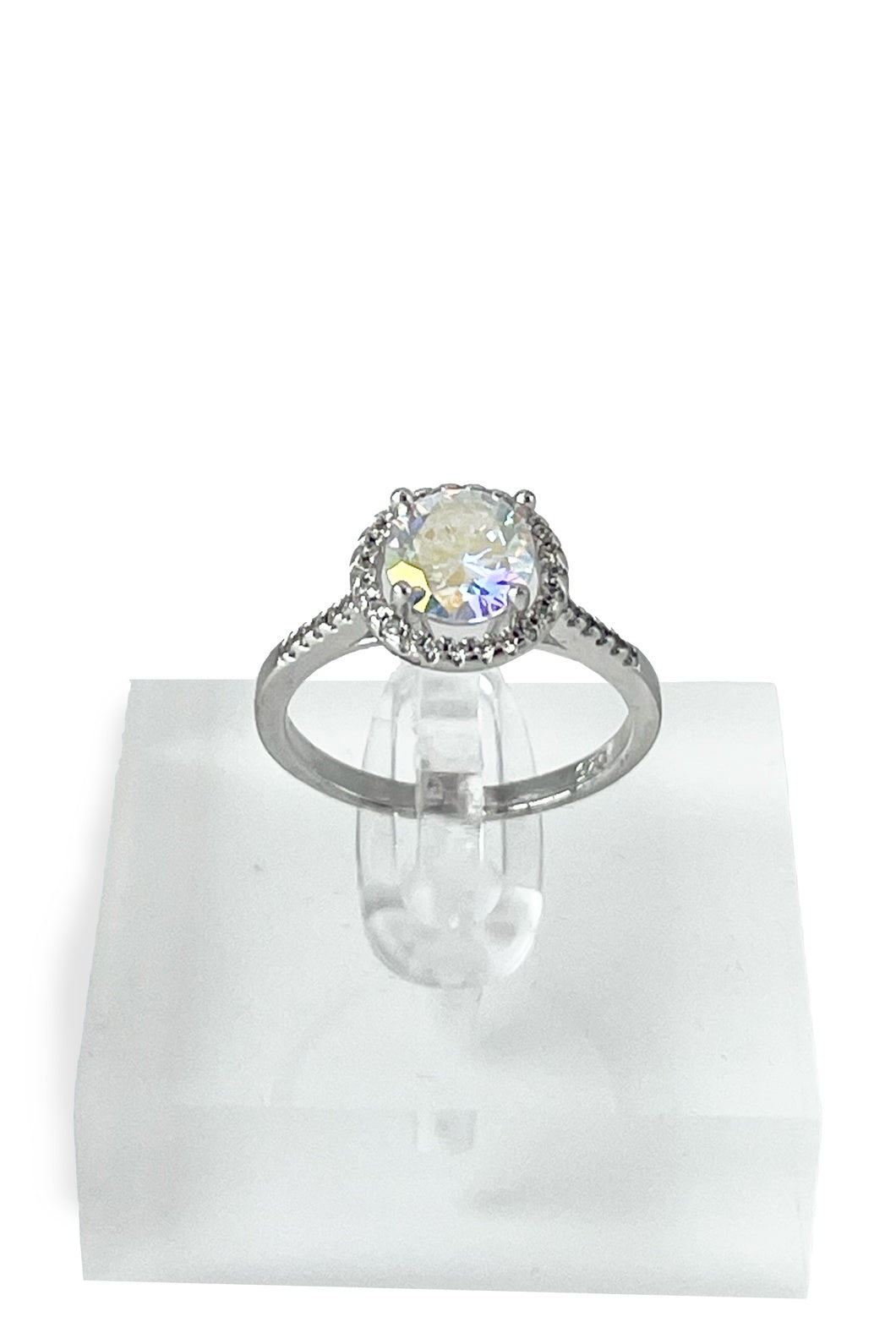 Sable Engagement Ring with Swarovski