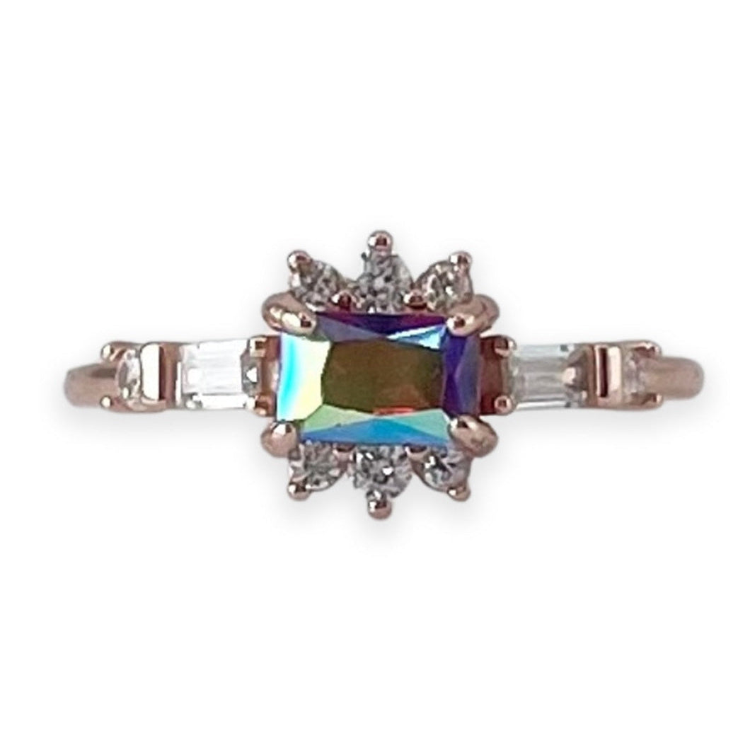 Dahlia Engagement Ring with Swarovski