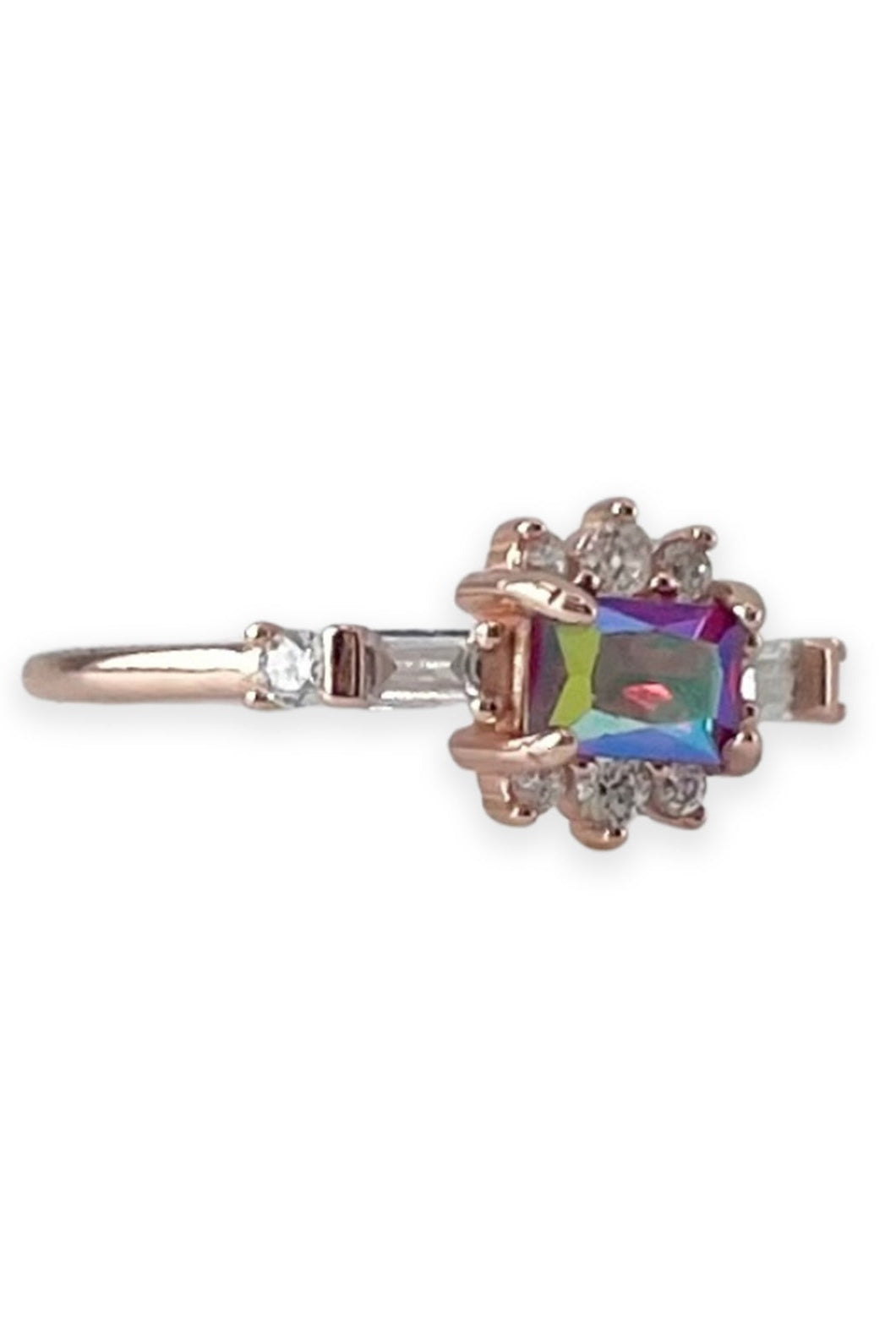 Dahlia Engagement Ring with Swarovski