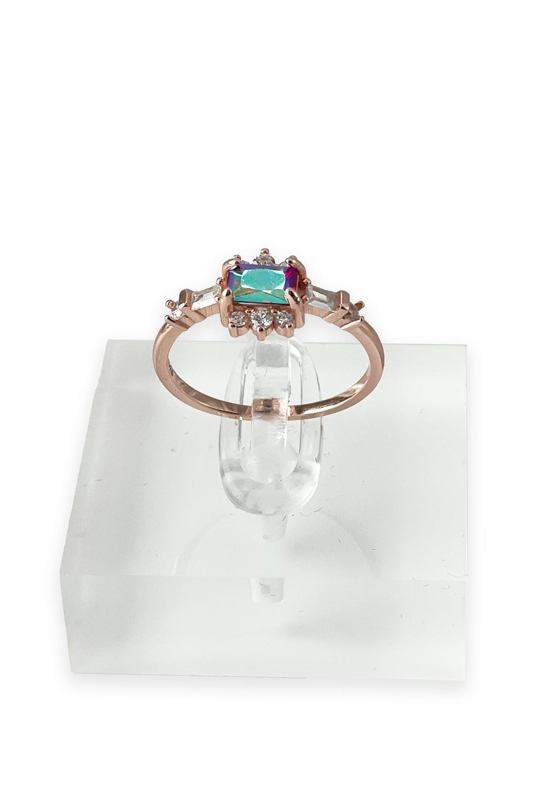 Dahlia Engagement Ring with Swarovski