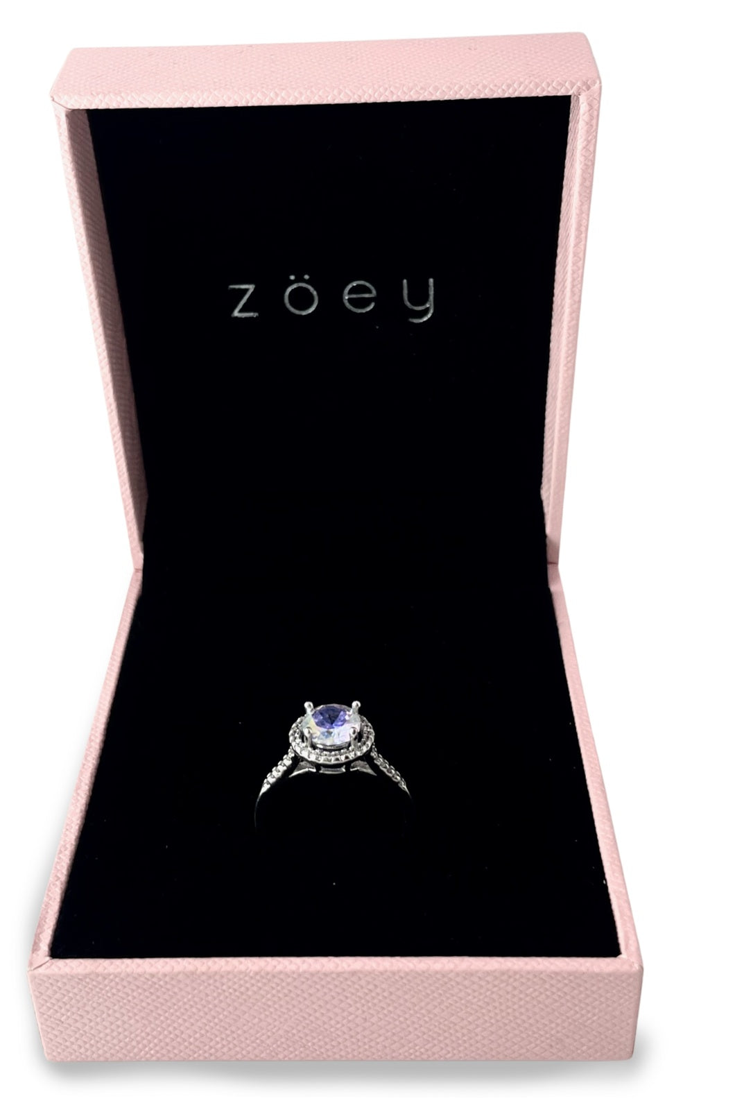 Sable Engagement Ring with Swarovski