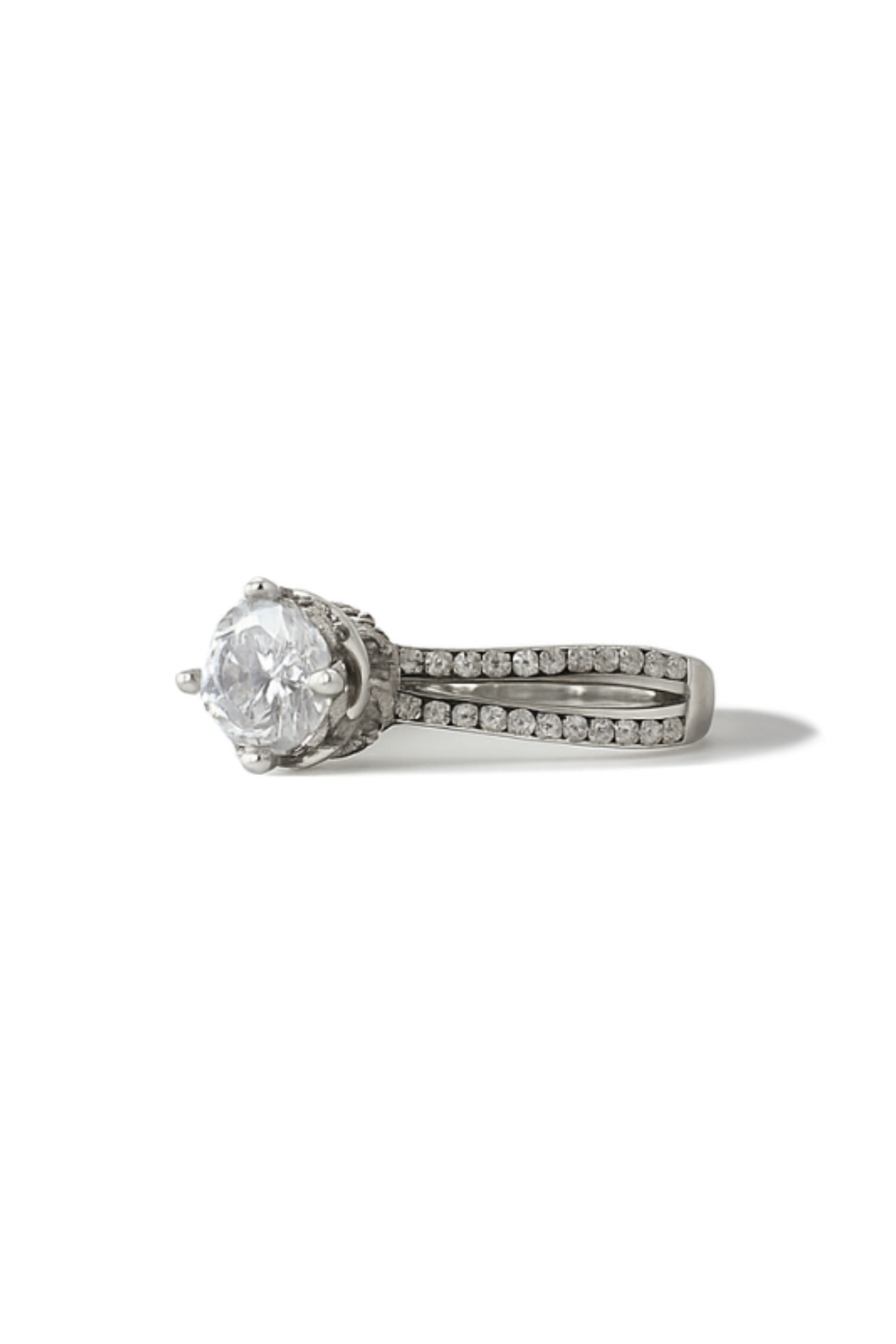 Delphine Engagement Ring with Swarovski