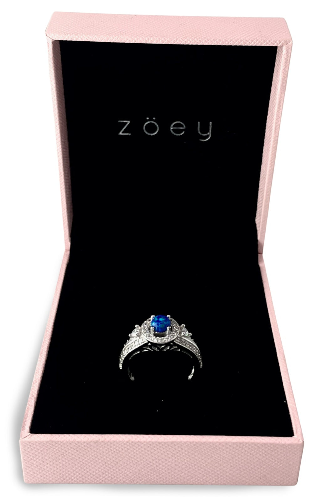 Fleur Engagement Ring with Swarovski