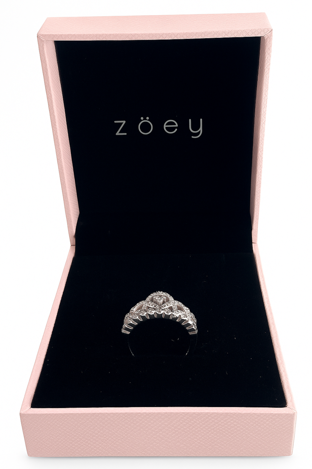 Lunara Engagement Ring with Swarovski