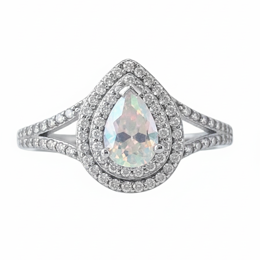 Ysolde Engagement Ring with Swarovski