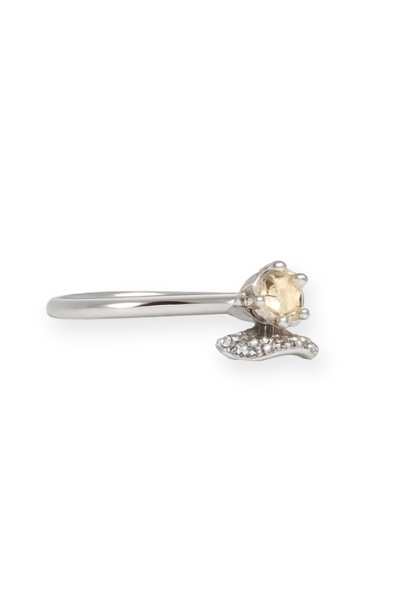 Isola Engagement Ring with Swarovski