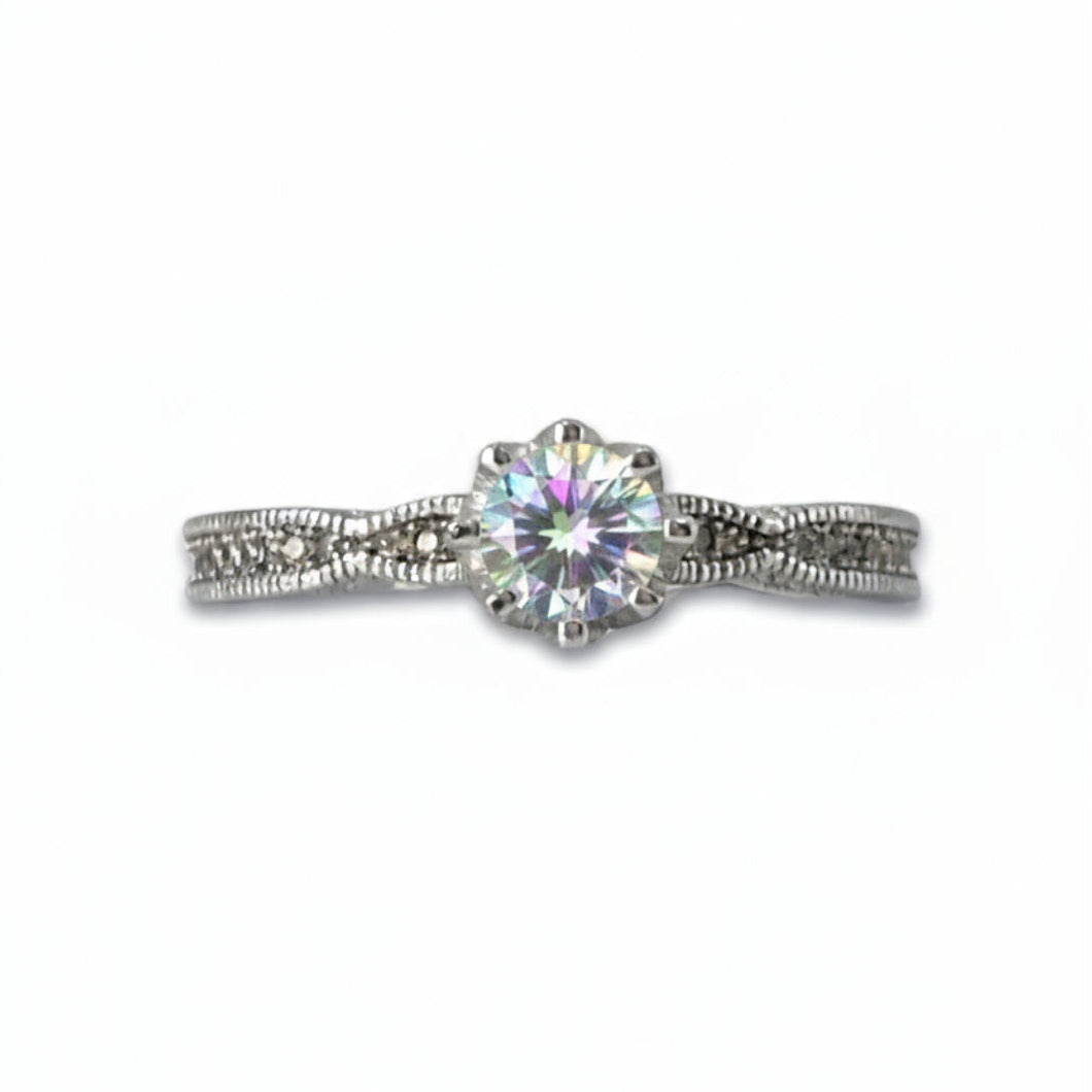 Melody Engagement Ring with Swarovski