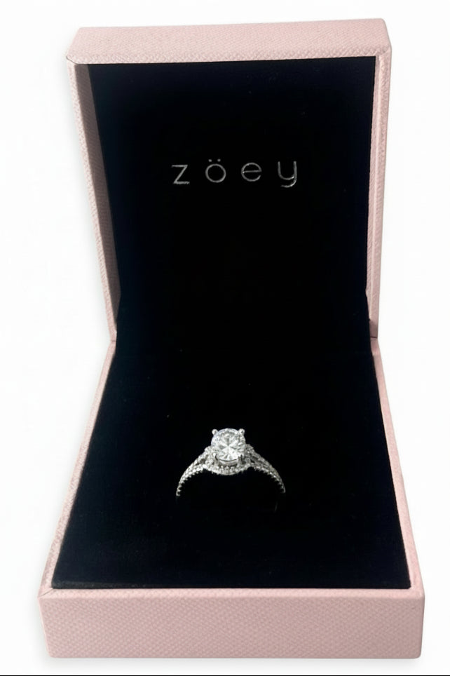 Calixta Engagement Ring with Swarovski