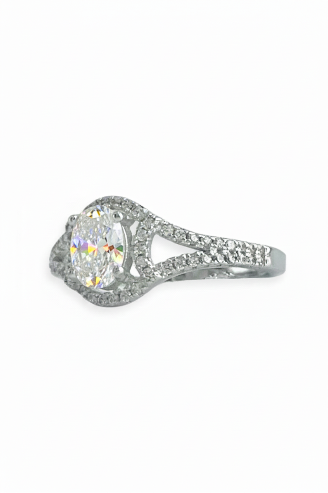 Calixta Engagement Ring with Swarovski