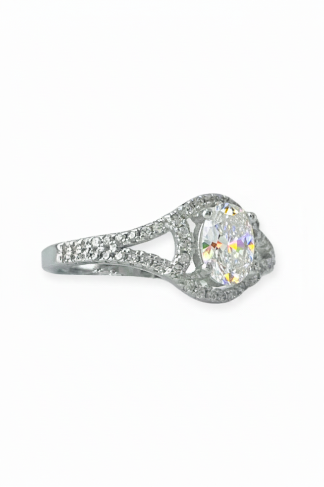 Calixta Engagement Ring with Swarovski