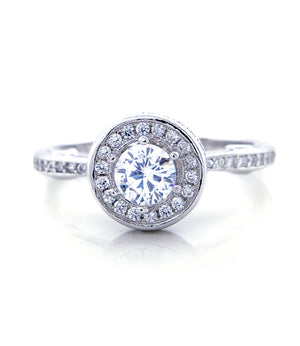 Kylie Engagement Ring with Swarovski
