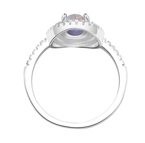 Anastasia Sterlingsilver Ring With Aurora Boreale