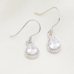 Alanna Sterling Silver Earrings With Swarovski