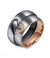 Rundle Heart Titanium Wedding Ring (Men)