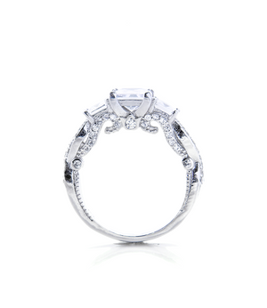 Mia Threestone Engagement Ring with Swarovski