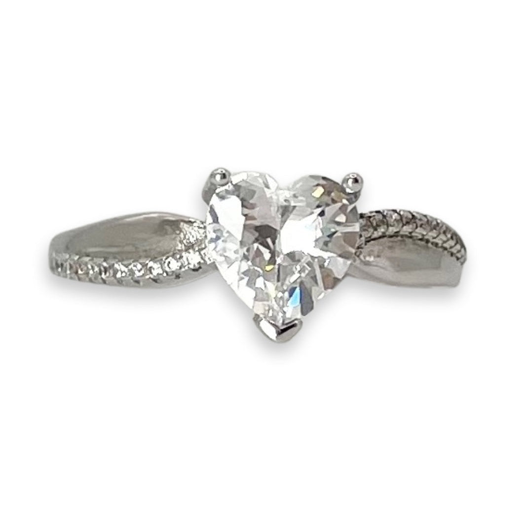 Elyssia Engagement Ring with Swarovski