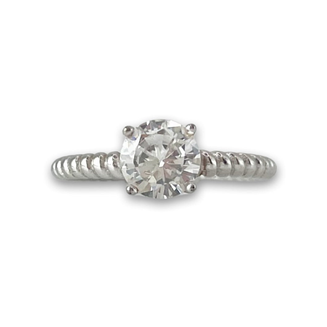 Ottilie Engagement Ring with Swarovski