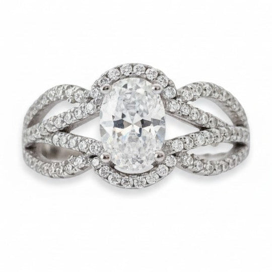 Ophira Engagement Ring with Swarovski