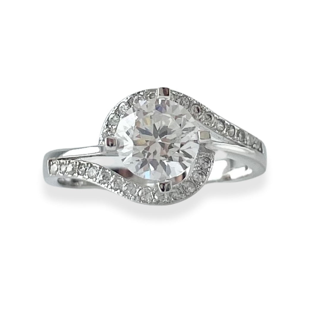 Sena Engagement Ring with Swarovski