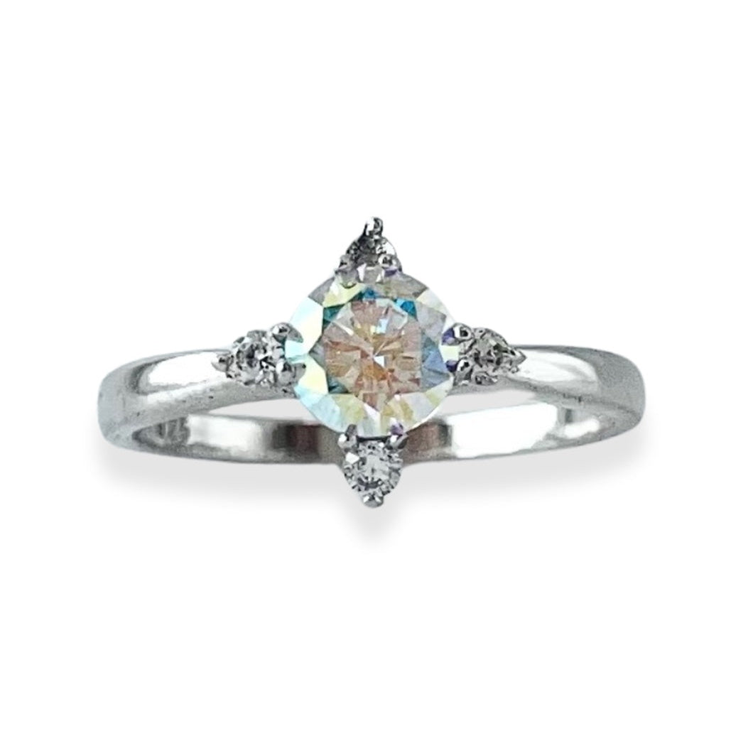 Zora Engagement Ring with Swarovski