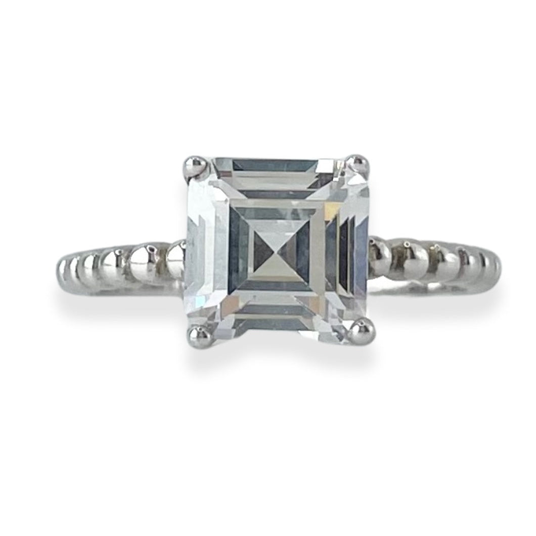 Vespera Engagement Ring with Swarovski