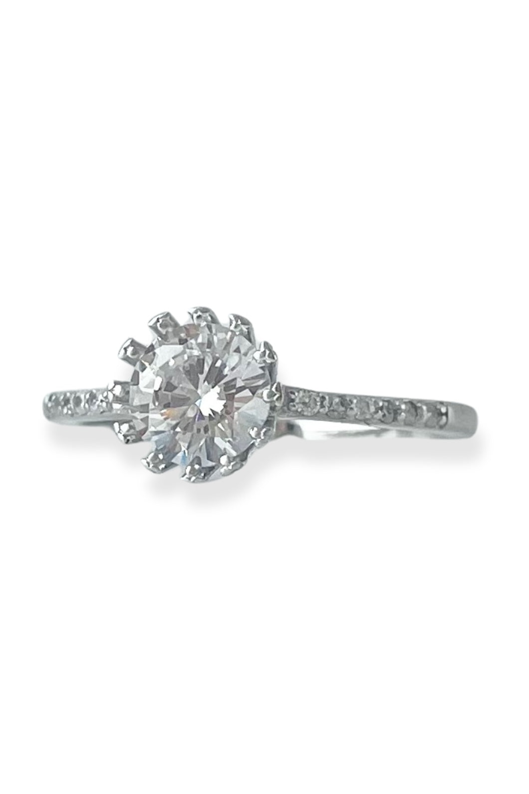Corinna Engagement Ring with Swarovski