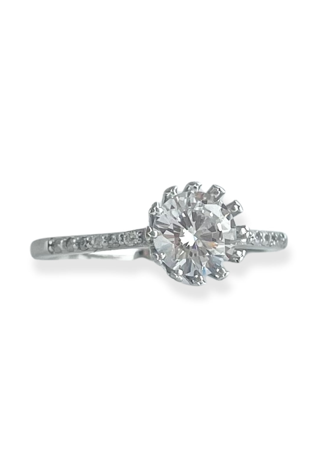 Corinna Engagement Ring with Swarovski