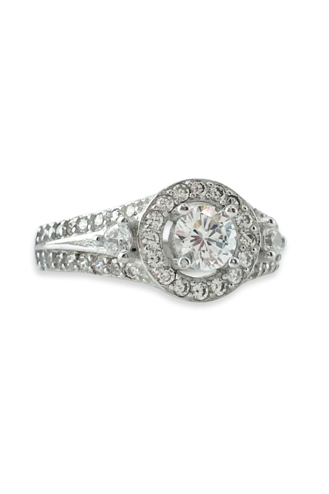 Lumina Engagement Ring with Swarovski