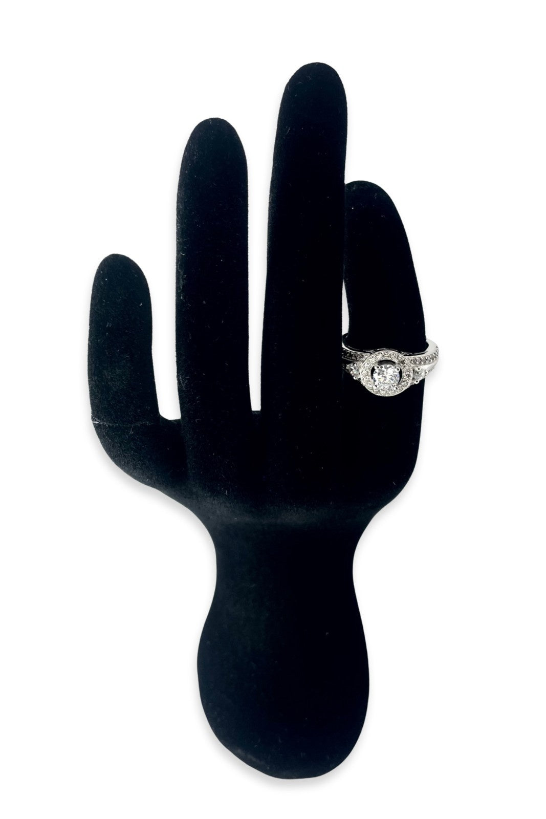 Lumina Engagement Ring with Swarovski