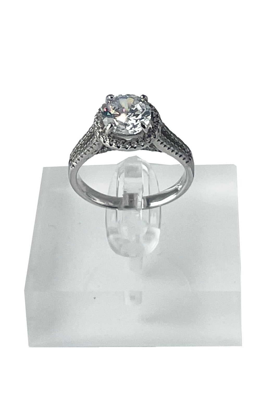 Lilou Engagement Ring with Swarovski