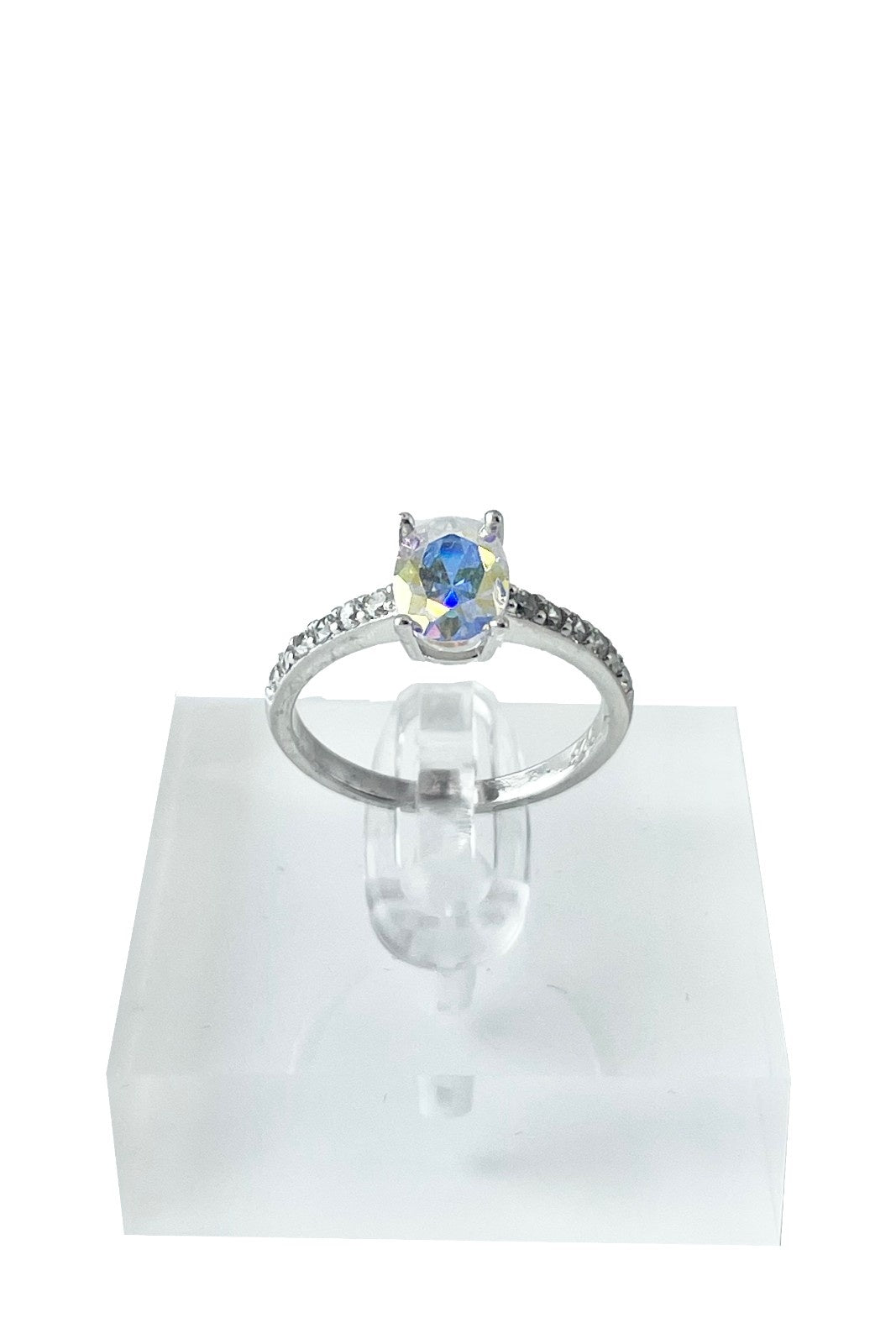 Estelle Luxe Engagement Ring with Swarovski
