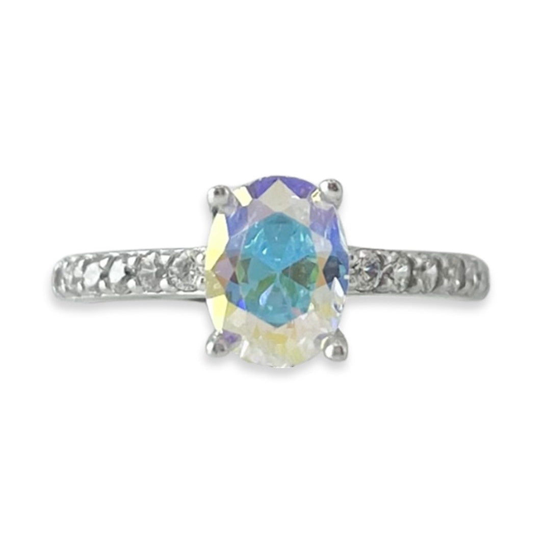 Estelle Luxe Engagement Ring with Swarovski