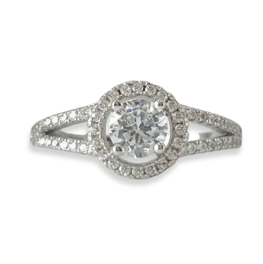 Novella Engagement Ring with Swarovski