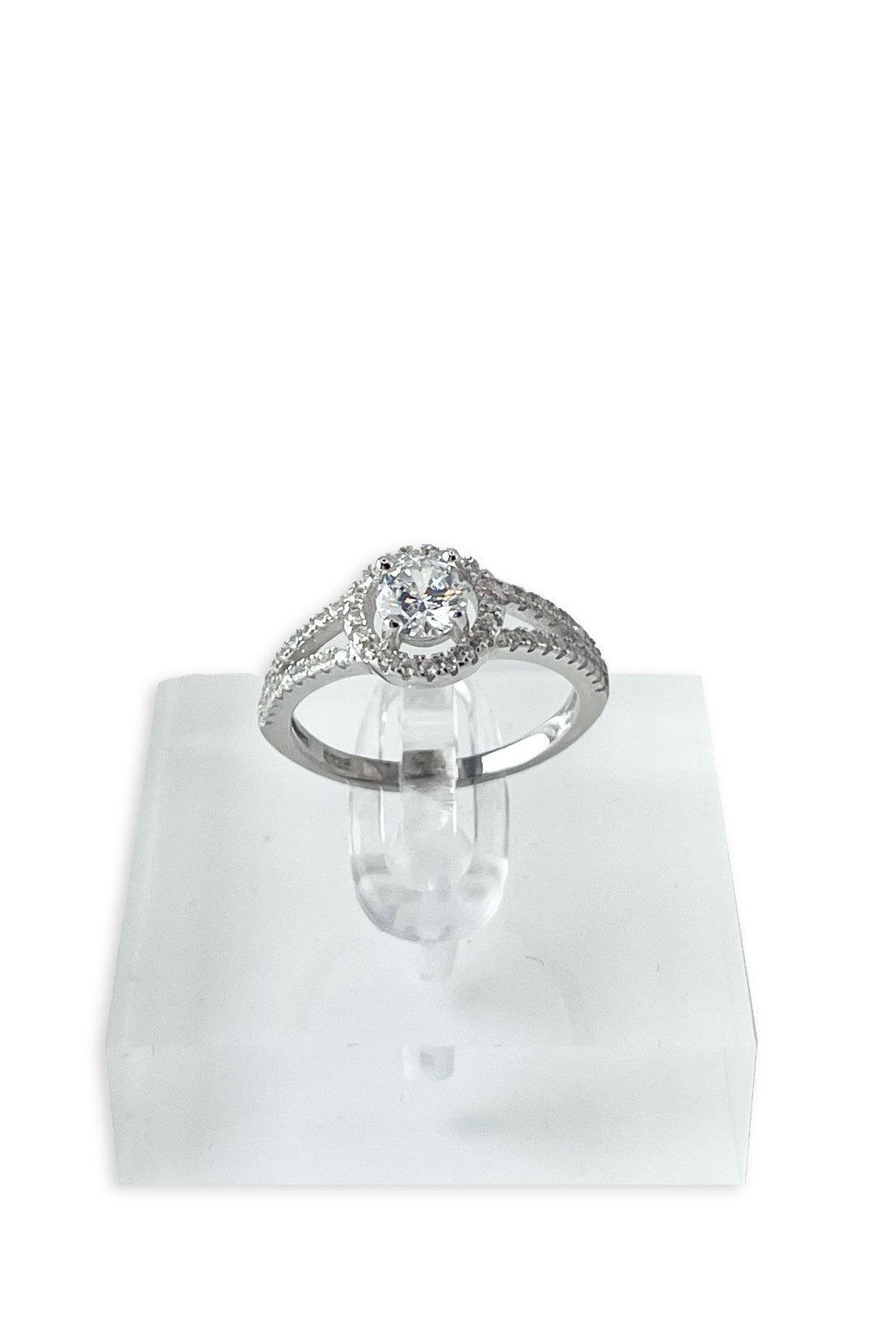 Novella Engagement Ring with Swarovski