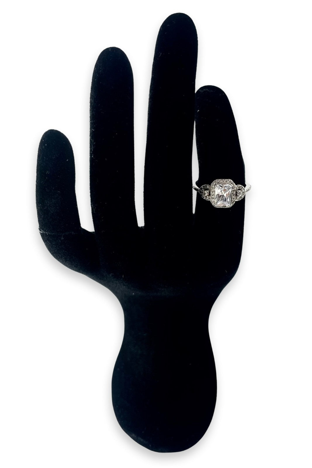 Cerise Engagement Ring with Swarovski