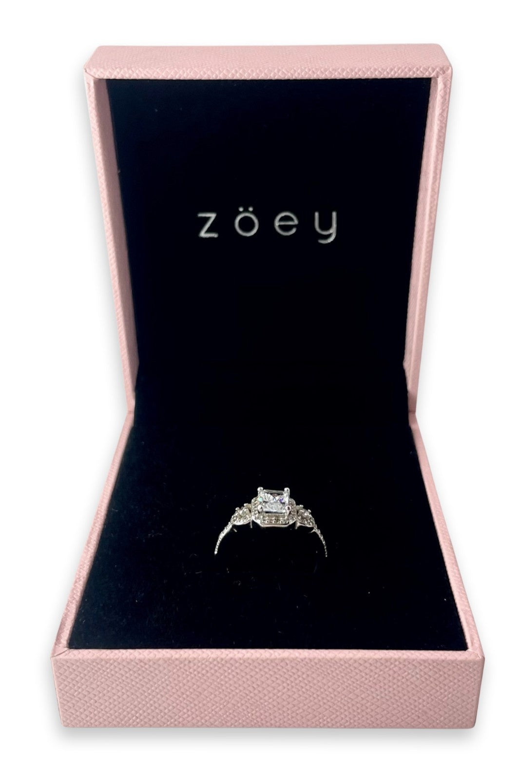 Cerise Engagement Ring with Swarovski