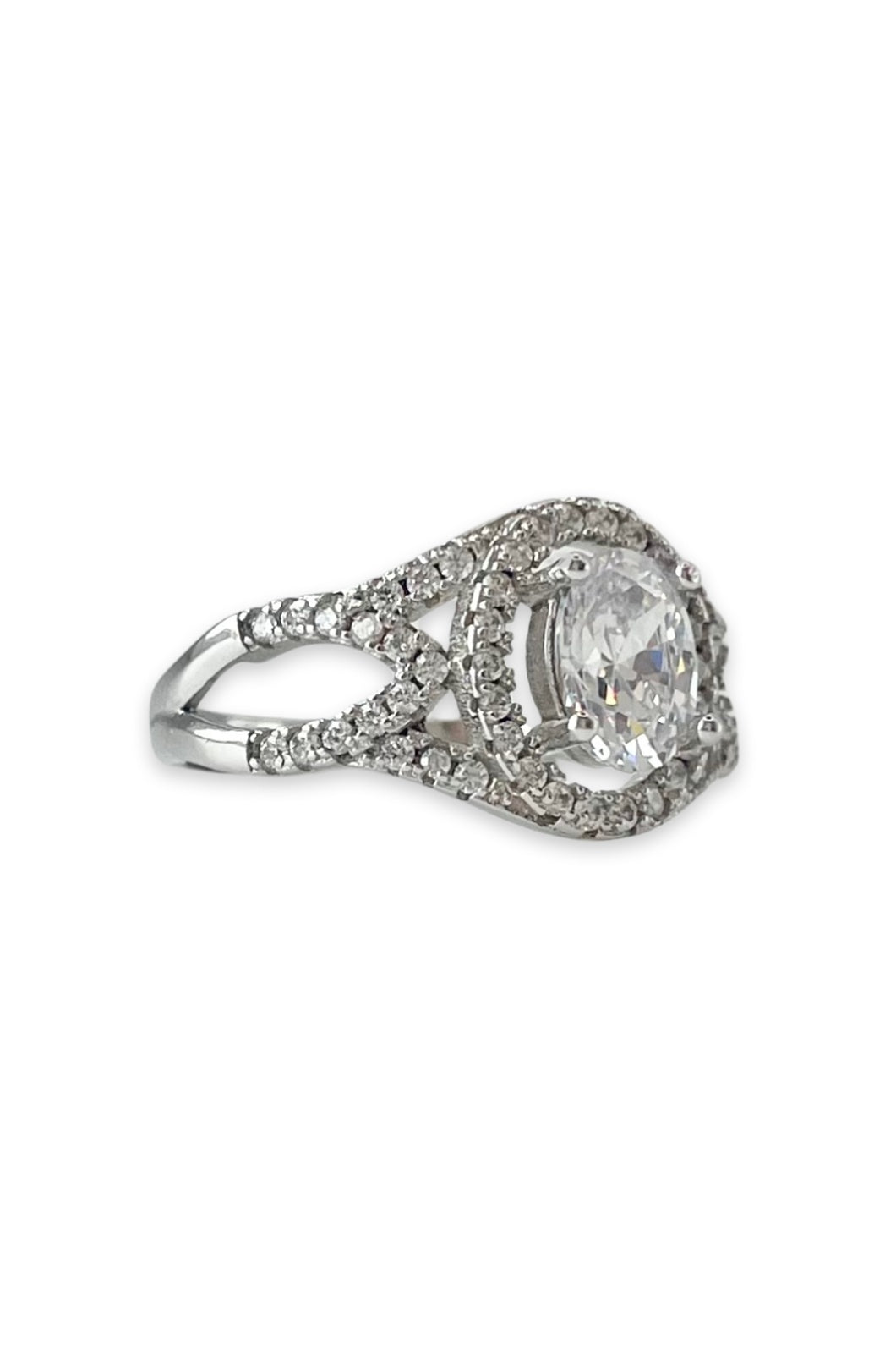 Eliane Luxe Engagement Ring with Swarovski
