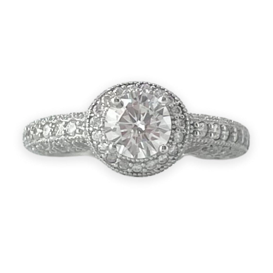 Silenya Engagement Ring with Swarovski