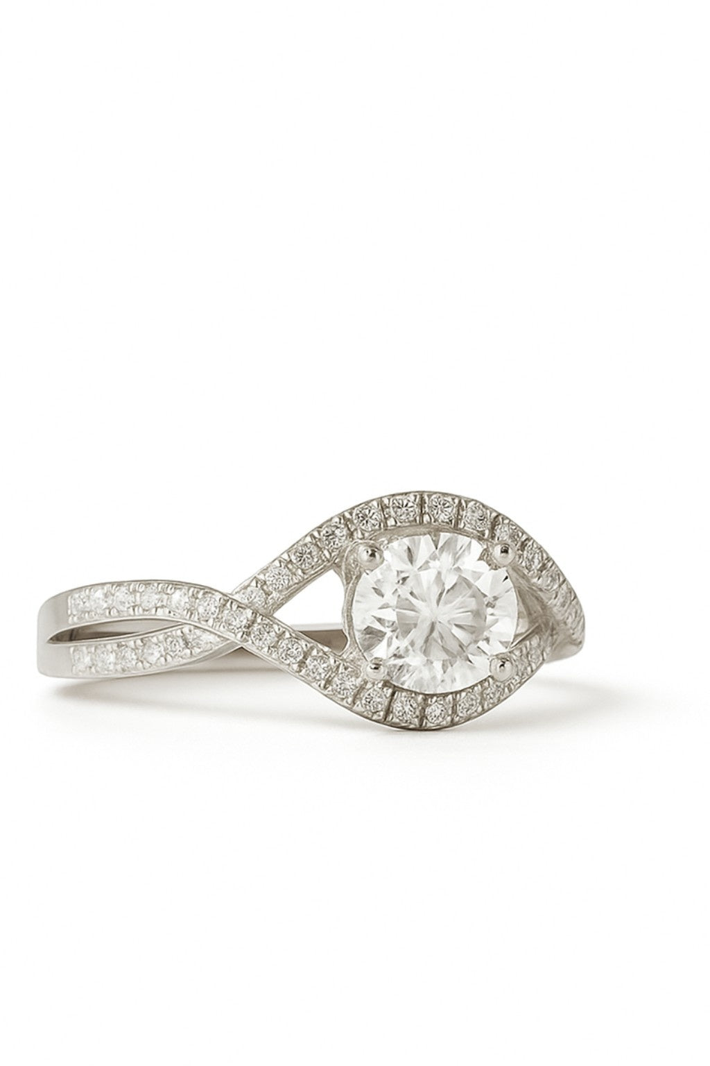 Nolene Engagement Ring with Swarovski