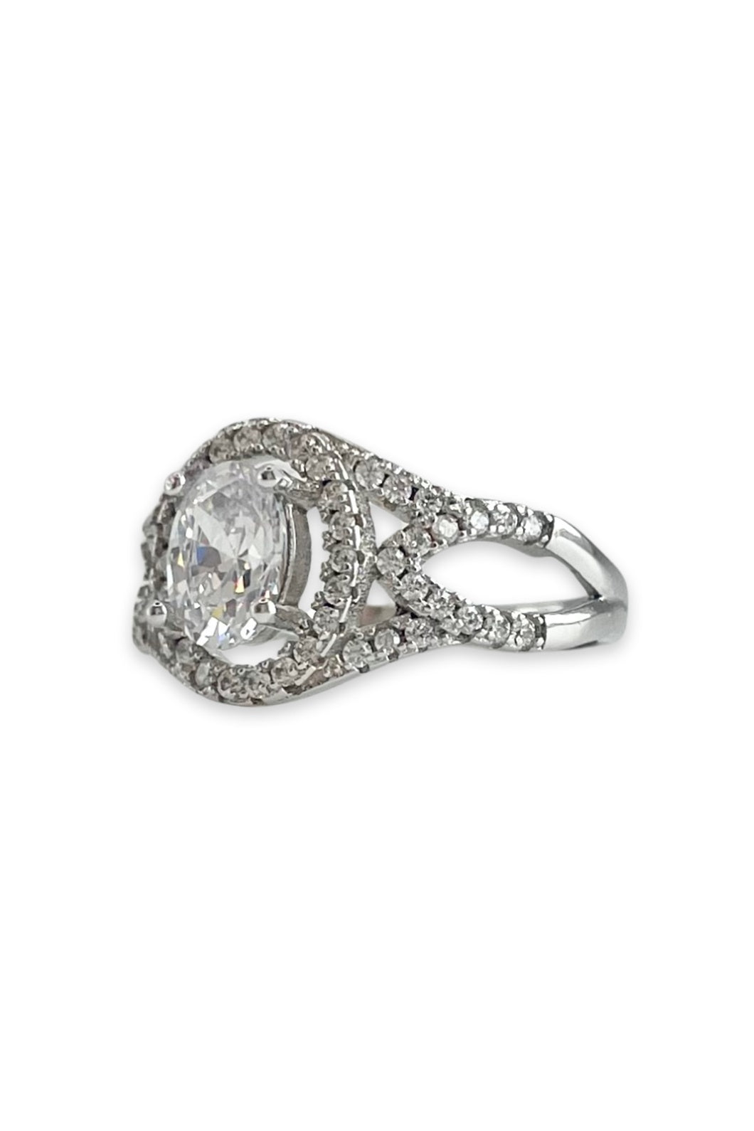 Eliane Luxe Engagement Ring with Swarovski