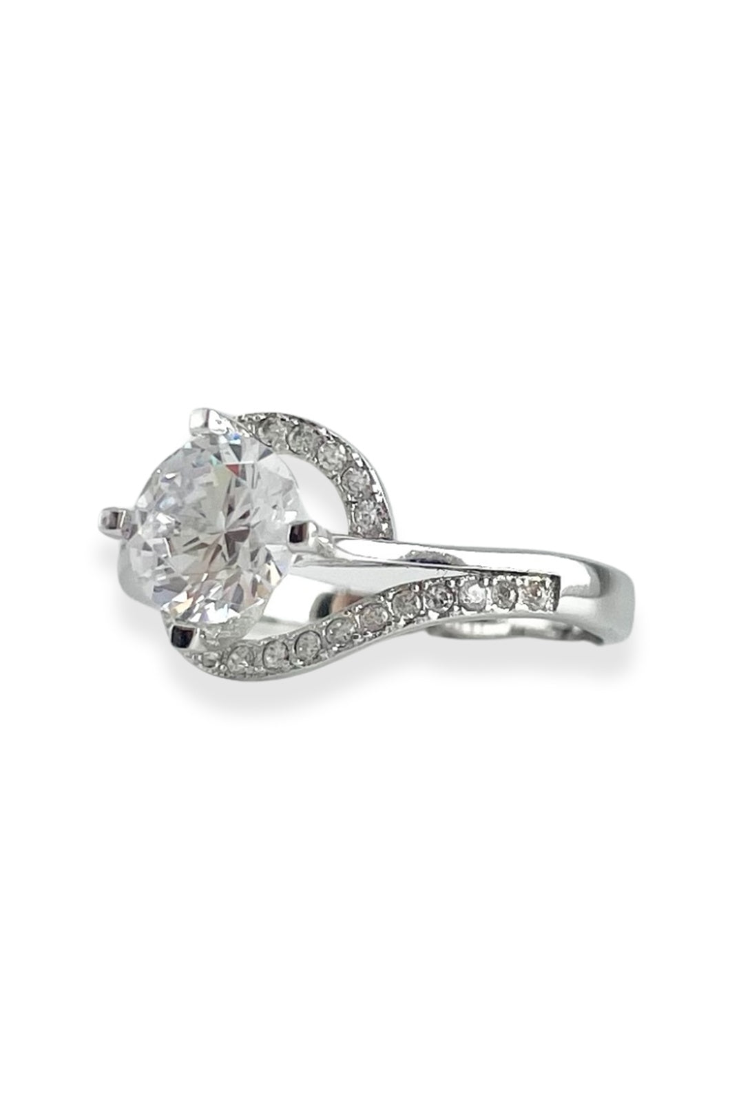 Sena Engagement Ring with Swarovski