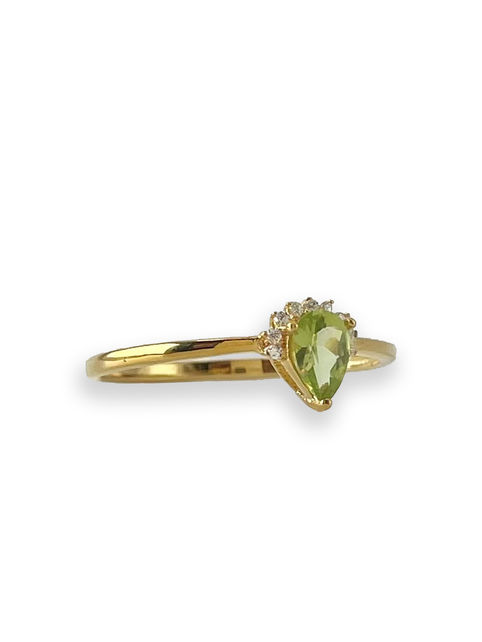 Savannah 18K Yellow Gold Vermeil With Peridot Stone