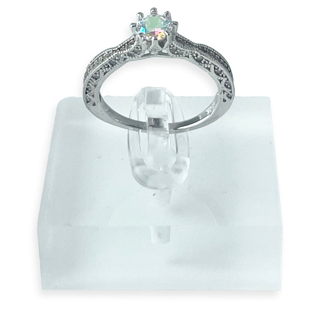 Gaia Engagement Ring with Swarovski