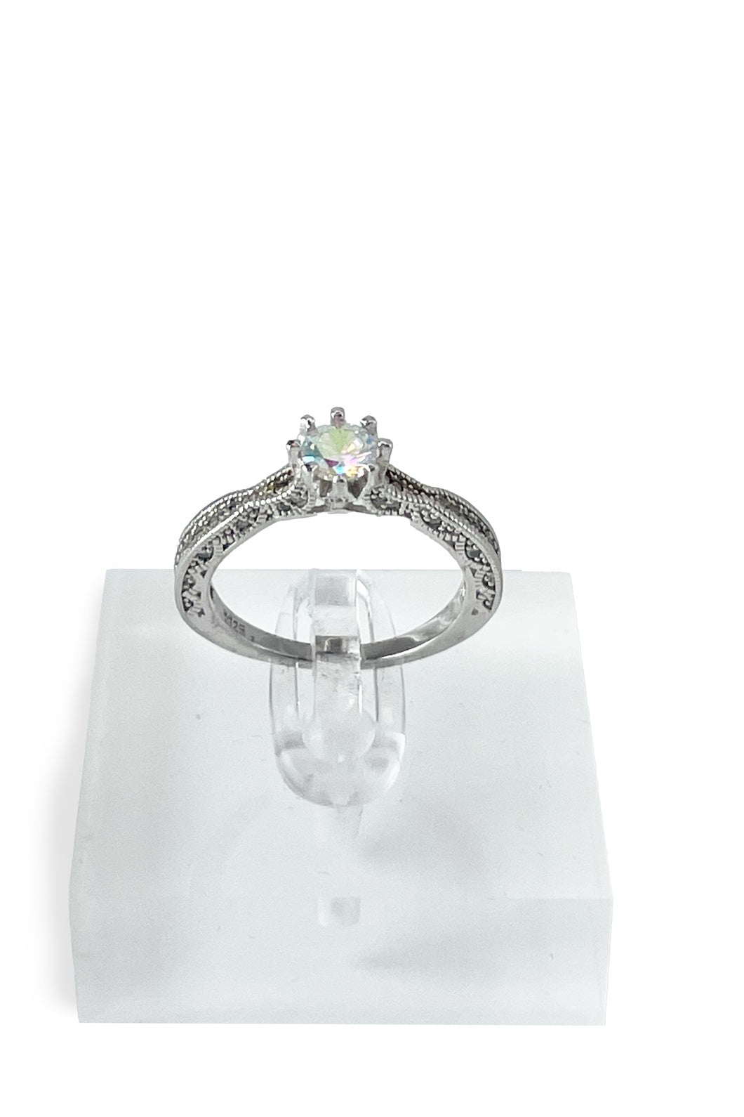 Melody Engagement Ring with Swarovski