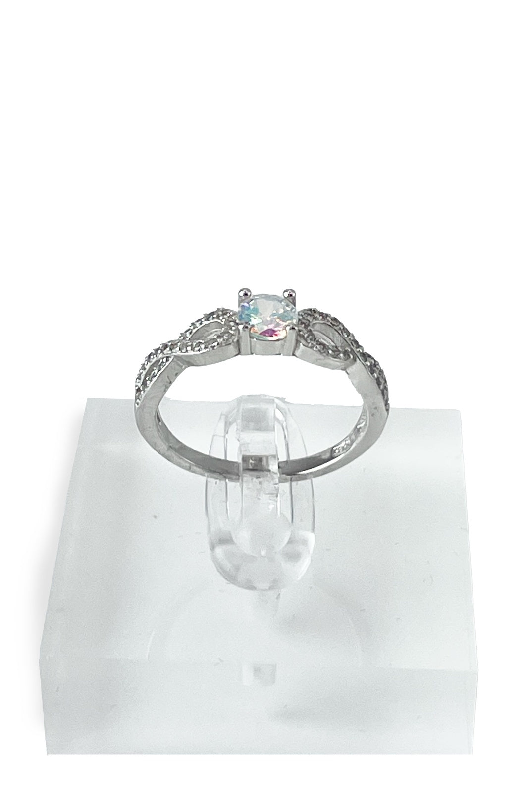 Odette Engagement Ring with Swarovski
